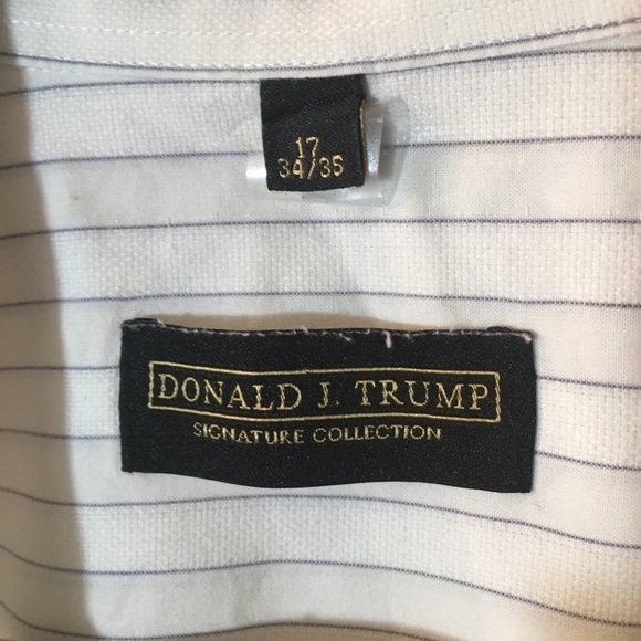 DONALD J TRUMP DRESS SHIRT - Picture 4 of 7